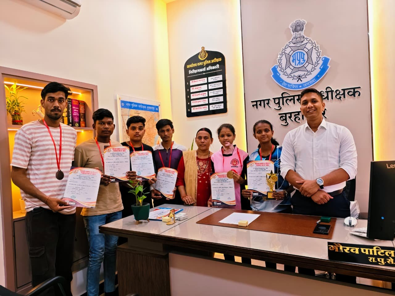 बुरहानपुर के खिलाड़ियों ने राष्ट्रीय स्तर पर जीते पदक,जिले का नाम किया रोशन