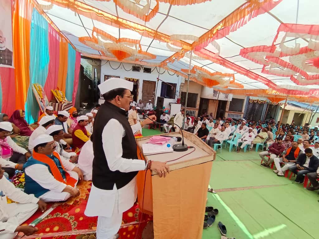 सांसद ज्ञानेश्वर पाटील के नेतृत्व में निकली विशाल एकता पदयात्रा,एक भारत, आत्मनिर्भर भारत’ का दिया संदेश