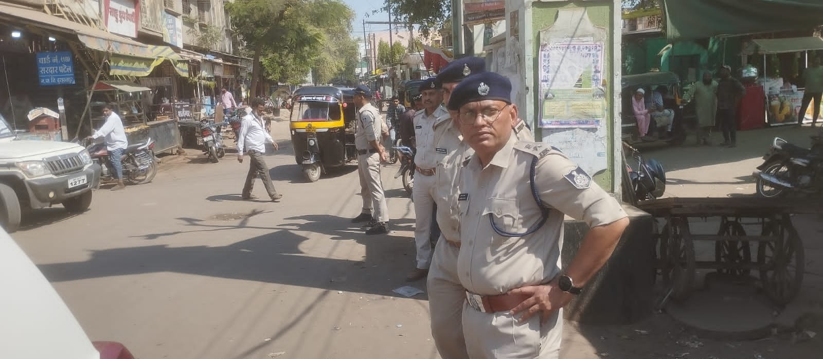 बुरहानपुर जिले में पुलिस की चाक-चौबंद व्यवस्था के बीच होली,धूलंडी त्योहार शांतिपूर्ण माहौल में संपन्न