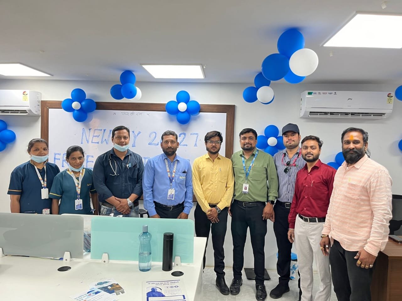 ऑल इज़ वेल हॉस्पिटल ने स्टार हेल्थ इंश्योरेंस कार्यालय में लगाया नि:शुल्क स्वास्थ्य शिविर