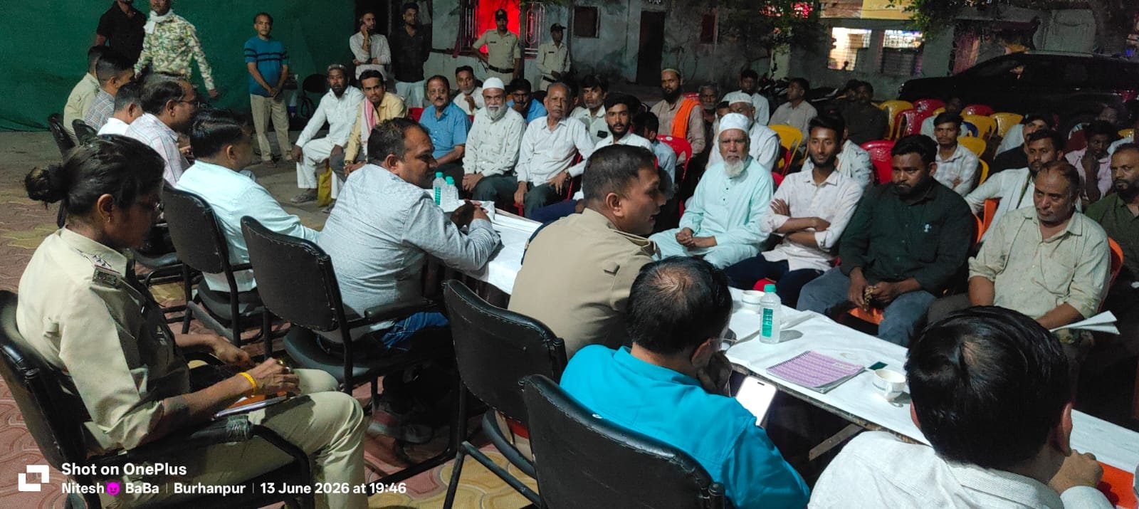 प्रशासनिक और पुलिस अफसर ने मोहर्रम पर्व को लेकर की समन्वय बैठक