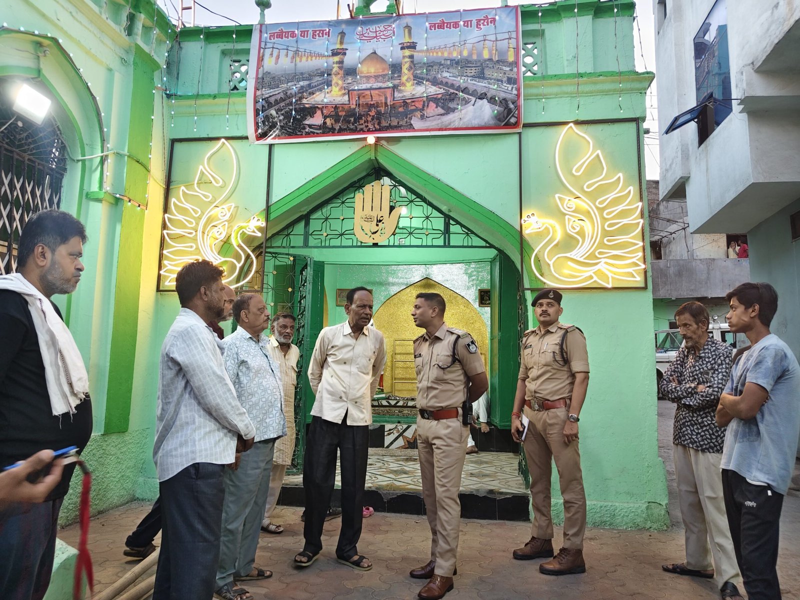 बुरहानपुर में मोहर्रम पर शांति के लिए सीएसपी ने  की फुट पेट्रोलिंग